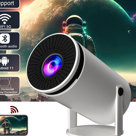 LumaView Pro — Mini Smart Projector | WiFi, HD, 180° Rotation
